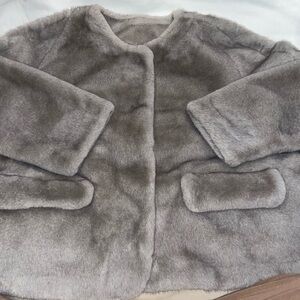 Faux fur jacket